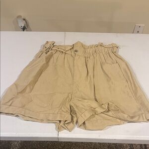 HYFVE High Waist Tan Shorts